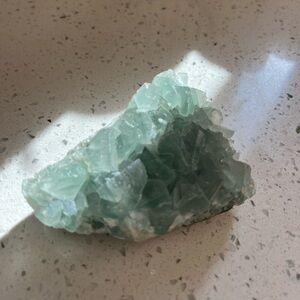 Pale Green Fluorite Crystal Cluster